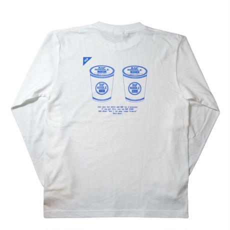 RAP NOODLE  L/S Shirt /  White