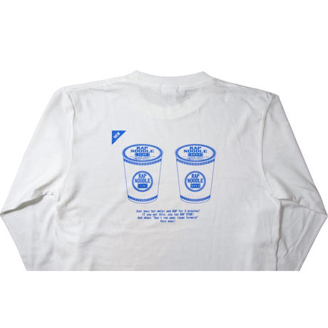 RAP NOODLE  L/S Shirt /  White